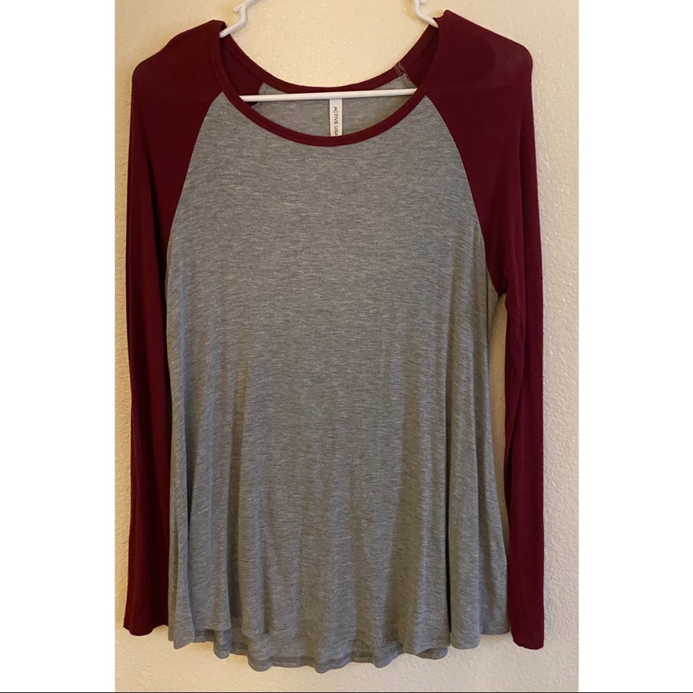 Active USA Colorblocked Long Sleeve